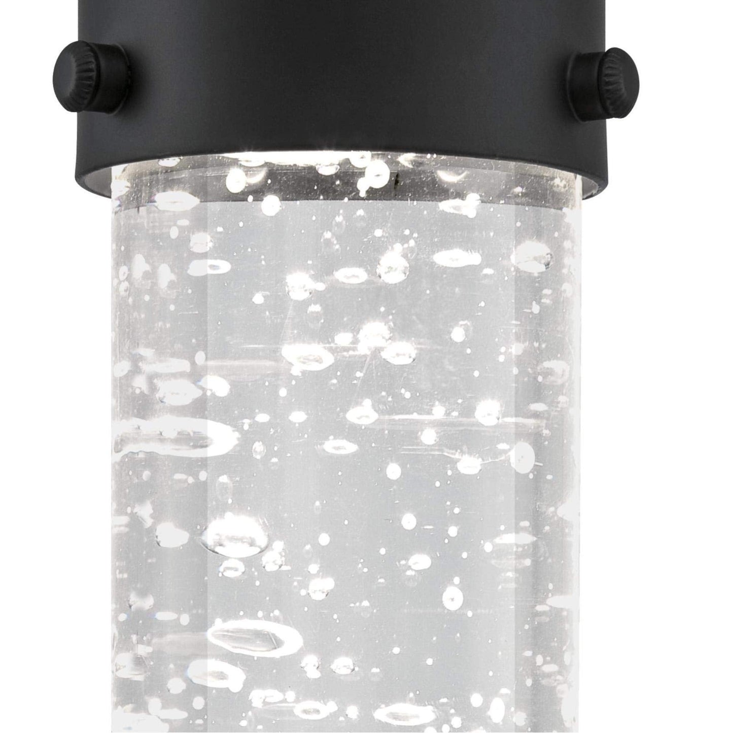 Westinghouse LED Indoor Mini Pendant Light, Matte Black, Bubble Glass, Model 6372300, One Size