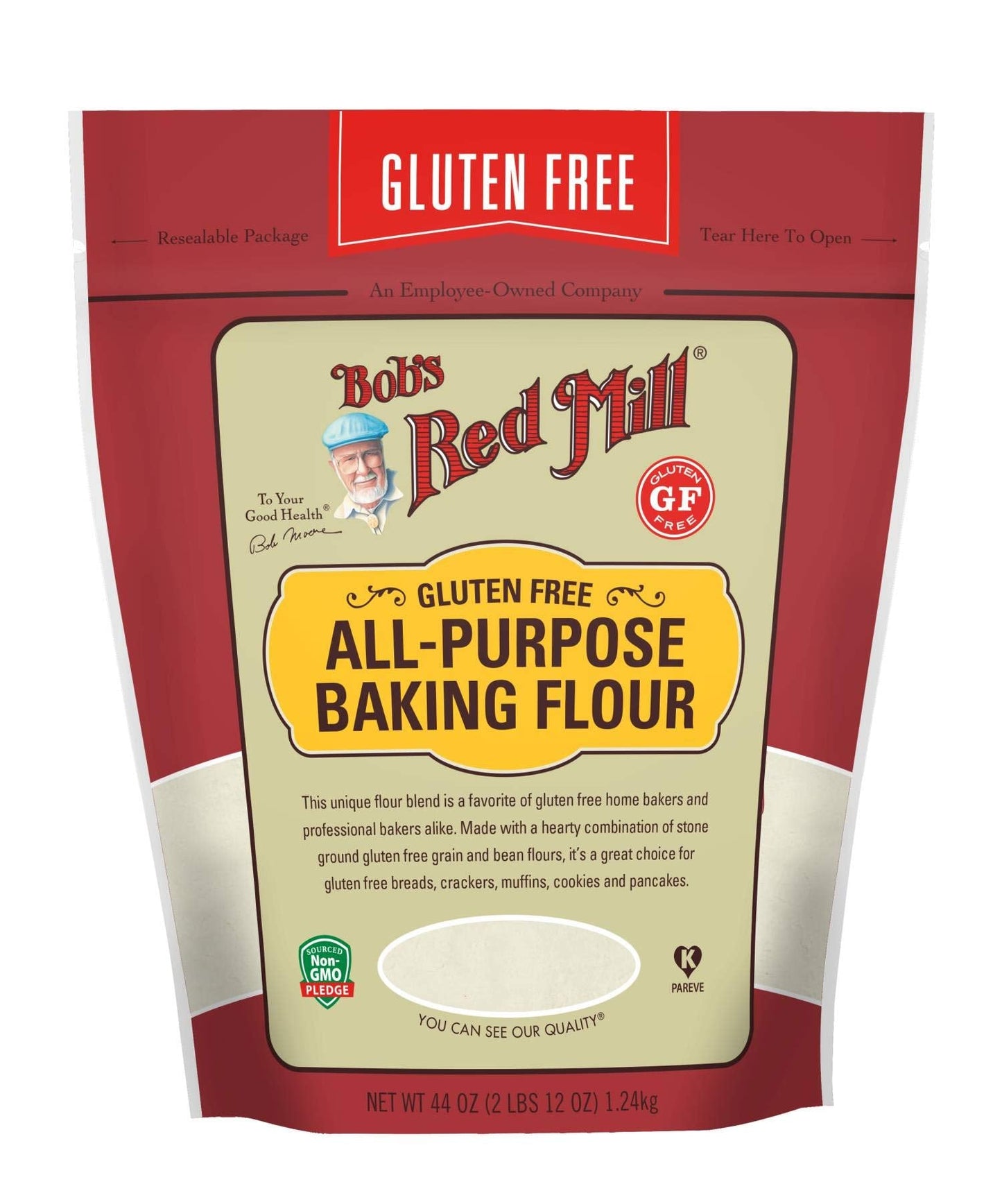 BobS Red Mill Gluten Free All Purpose Baking Flour, 44 Oz