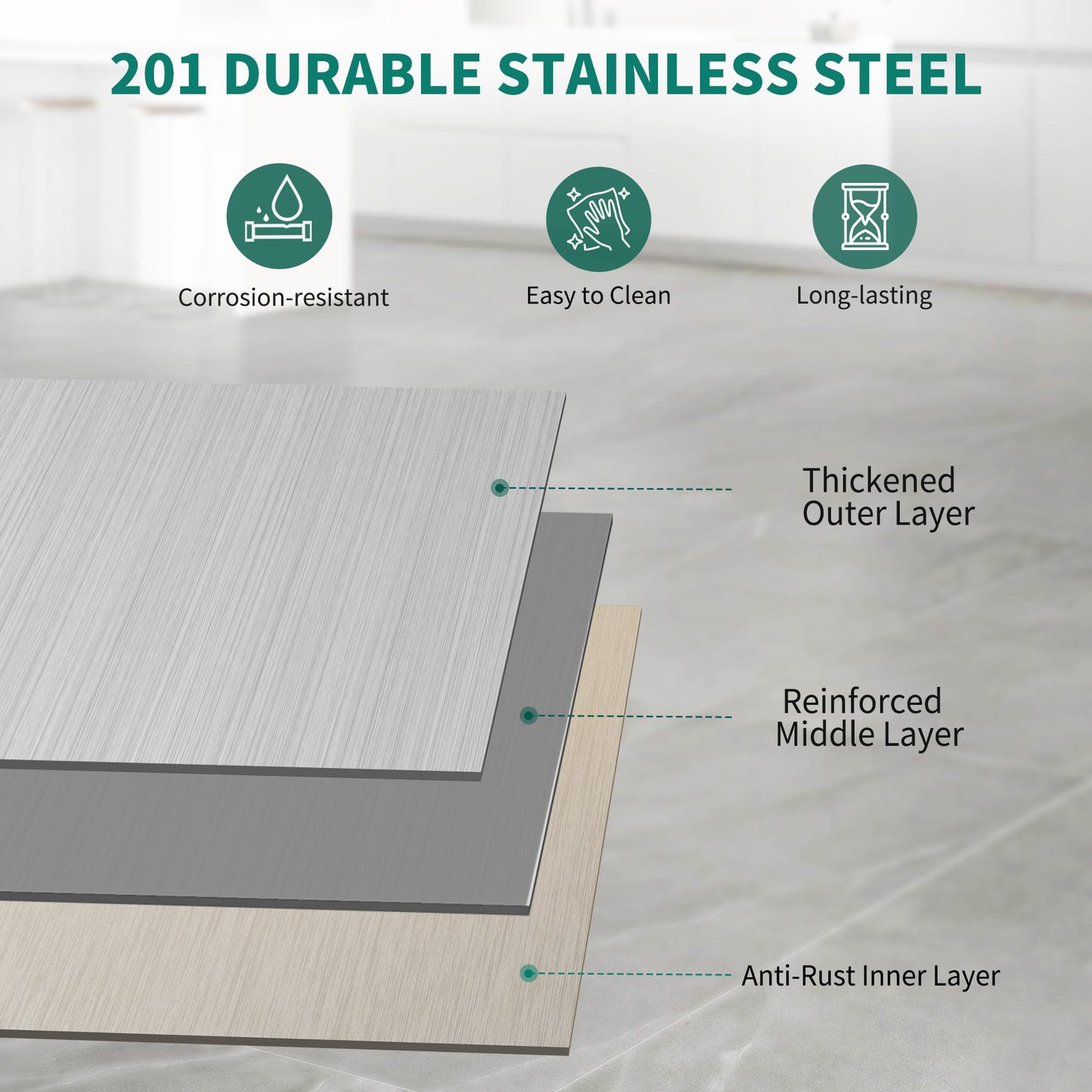 YITAHOME 30" x 24" Stainless Steel Table with Wheels for Prep & Work with Backsplash, NSF Metal Table Prep Table with Undershelf for Home Kitchen Restaurant Garage Warehouse