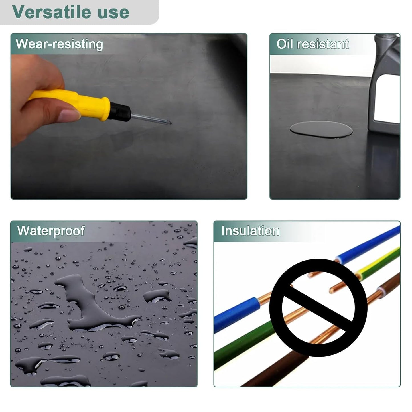 Silicone Rubber Sheet, Heat Resistant, Heavy Duty, Hardness 55A,12 x 12 Inch,1/16 Inch Thickness for DIY Gaskets, Pads, Seals, Crafts, Flooring,Cushioning of Anti-Vibration, Anti-Slip