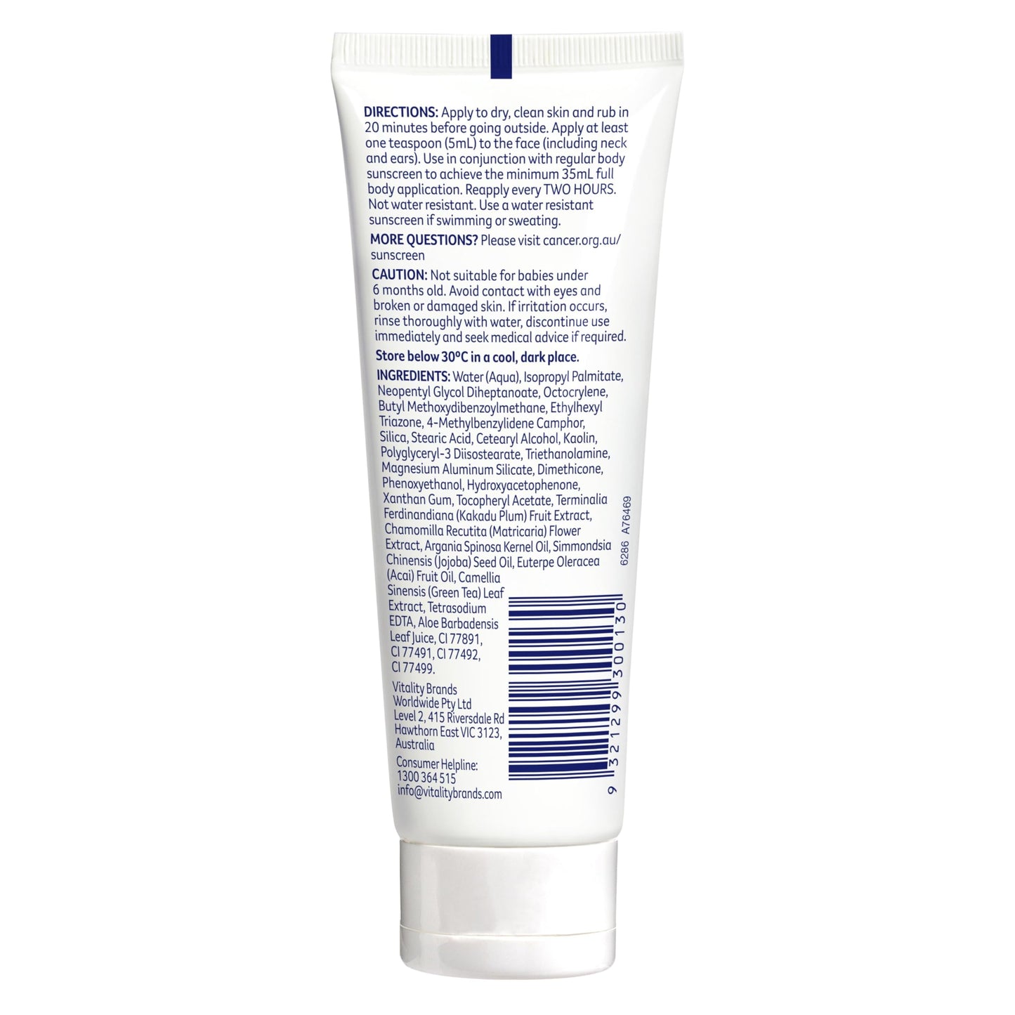 Cancer Council SPF 50+ Face Day Wear BB Cream Matte Medium Tint 50ml