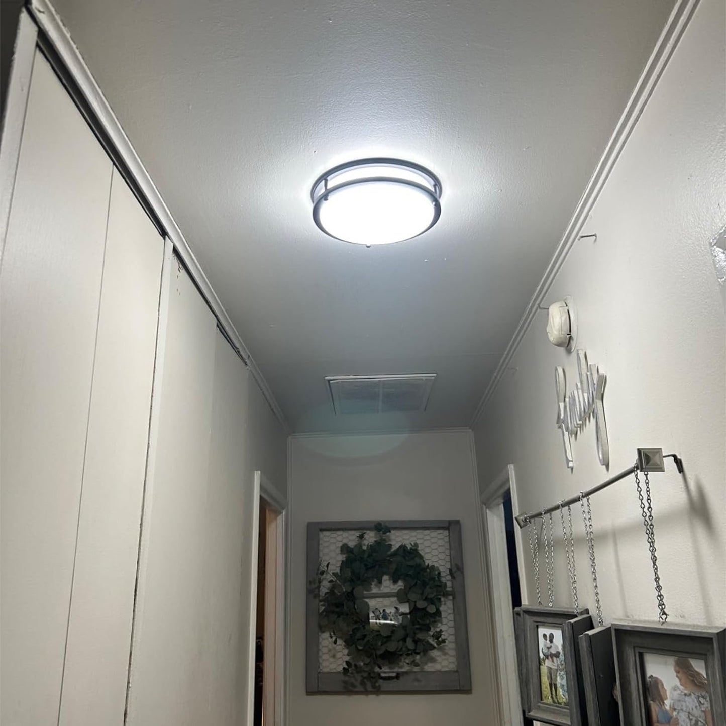Kalium Led Ceiling Light Fixture, 16 Dimmable, Adjustable 3000K-6000K, Matte Black, Aluminum, Model Cl