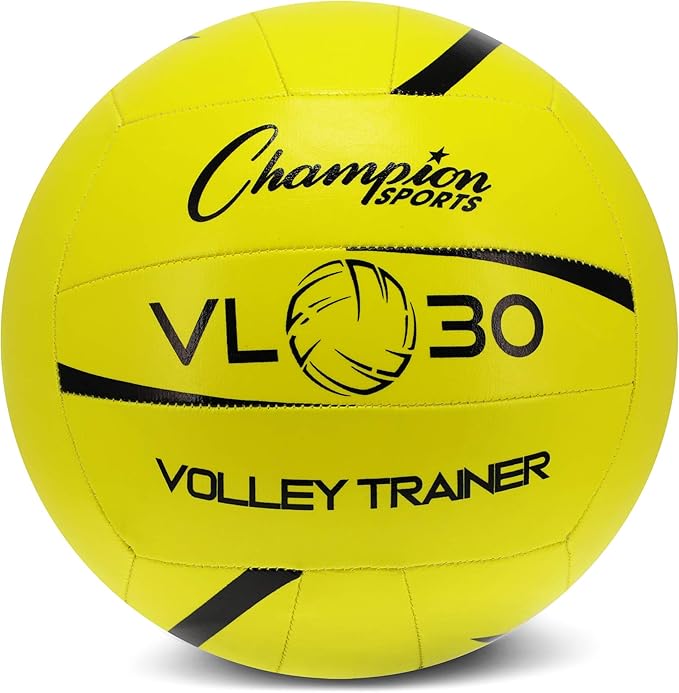 Champion Sports Training Volleyball, Indoor and Outdoor, with Soft, Hand-Sewn Nylon Panels - Multiple Styles