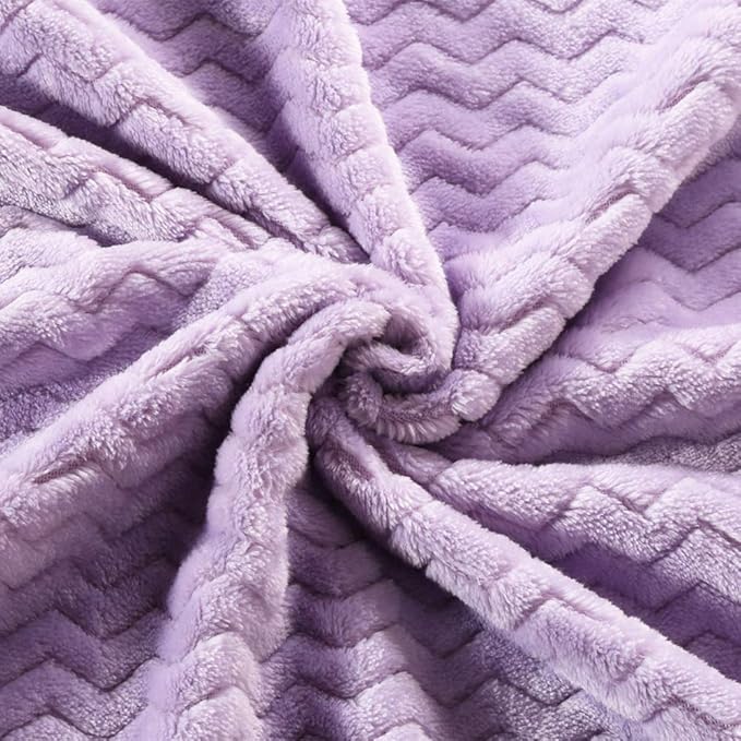 CREVENT 30''X40'' Soft Cozy Warm Baby Blankets for Boys Girls Solid Color - All Season Use - Newborn Essentials (Wave Lanveder)