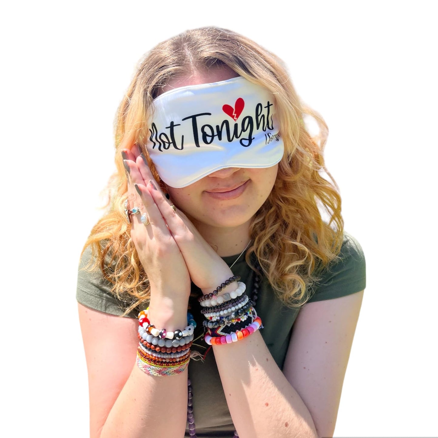 Tonight/Not Tonight Reversible Sleeping Mask. Funny Wedding Gift for New Couple. Engagement, Bridal Shower Party Gift to Bride and Groom. Valentine's Day Aniversary Romantic Gift to Husband and Wife.