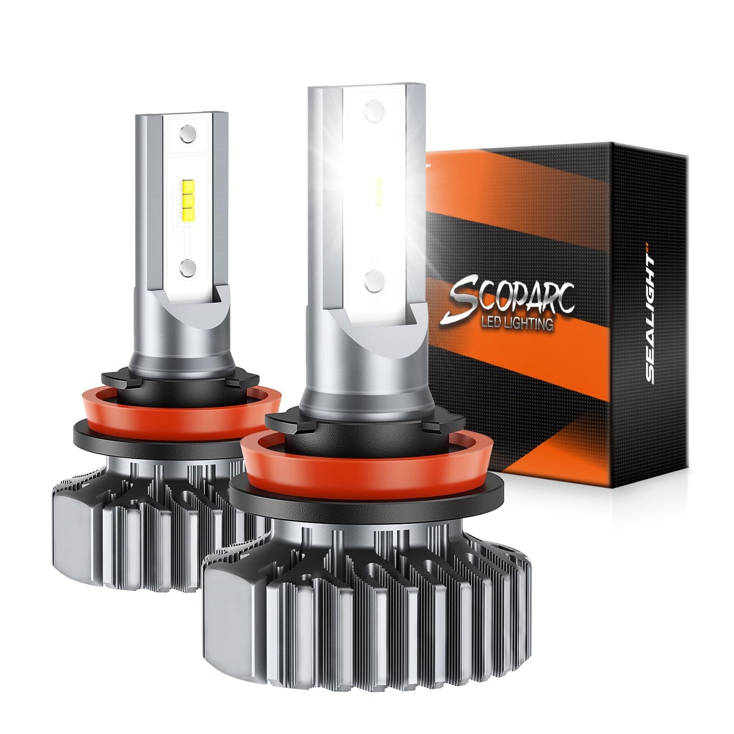 Sealight ??????/????/???? Bulbs  5-Min Plug And Play Bulb  Quick Installation  Fanless Light  Non-Polarity  Powersports Accessory Lights  Pack Of 2