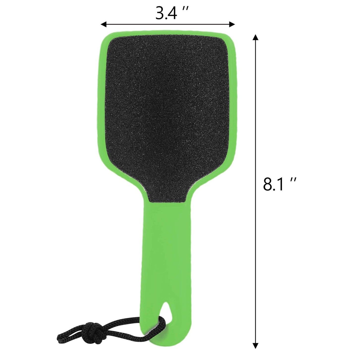 2 Pcs U Shaped Foot Scrubber Curved Foot File Callus Remover for Feet Dual Sided Heel File Scraper Dead Skin Remover
