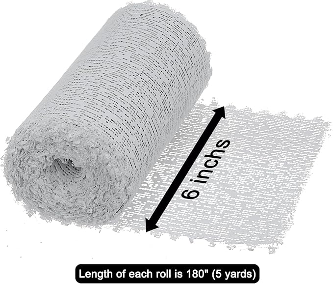 ZIIYAN 3 Pack Plaster Cloth Rolls for Hobby Crafts, Each Roll 6” x 180” Plaster Gauze Bandages for Paper Mache Paste Sculptures, Belly Casting, Mask Making, Body Molds and Arts Projects