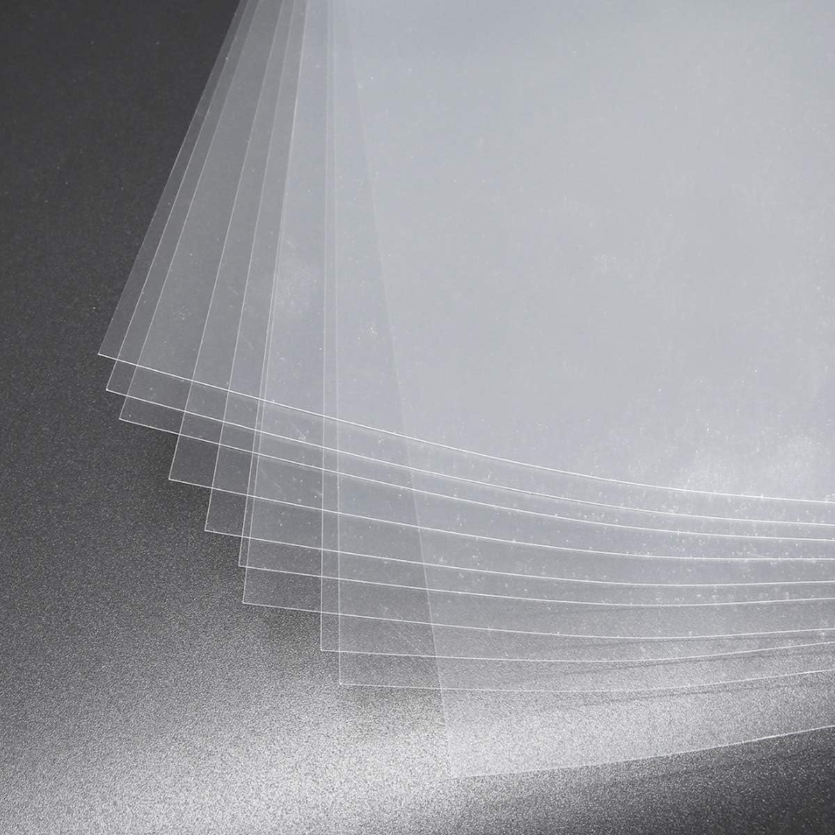 15 Pieces 4 mil Blank Stencil Sheets, 12 x 12 Inch Clear Blank Material Mylar Templates, Square Stencil Template for Vinyl Cutting Machine/Silhouette Stencils Material