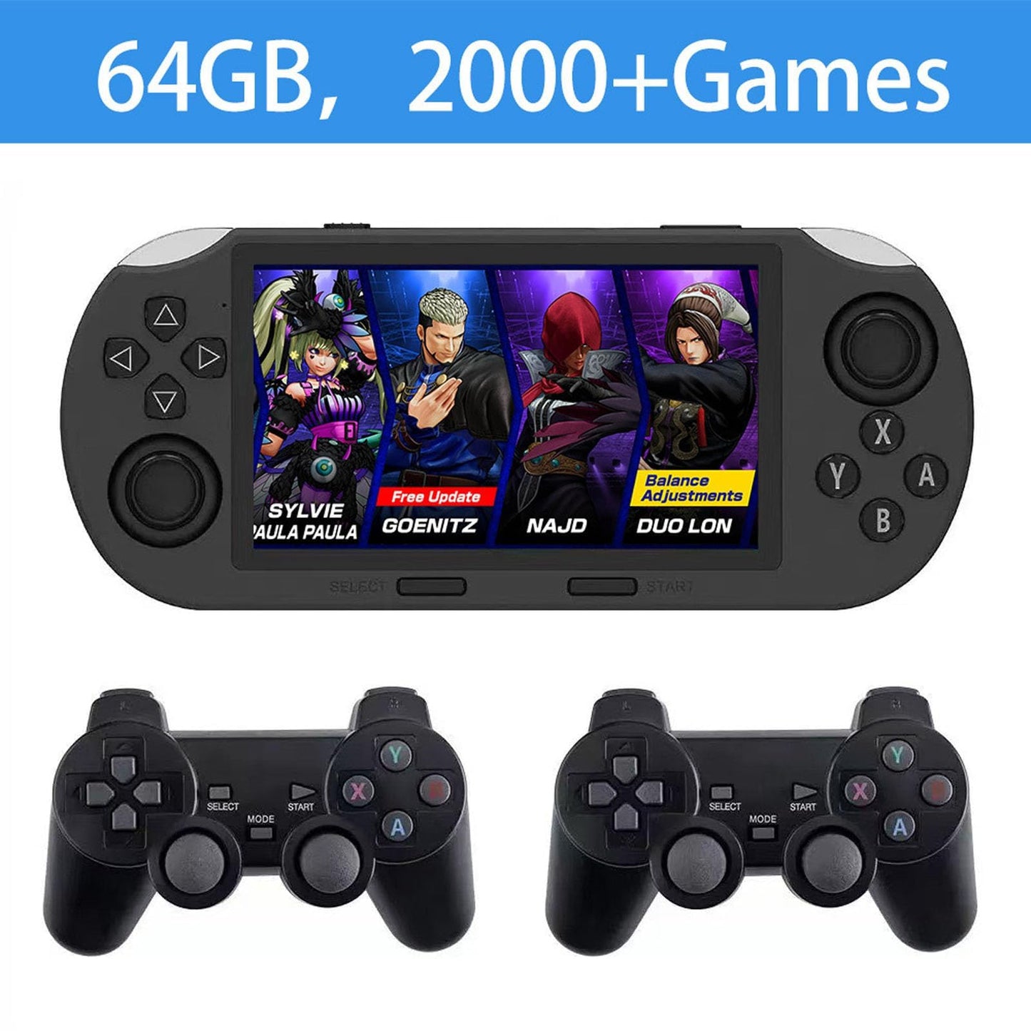 SF3000 Retro Handheld Game Console, Consola Portátil, Handheld Retro Game Consoles, Multiple Simulators Hd Games Retro Video Console, 4.5’’ IPS Screen
