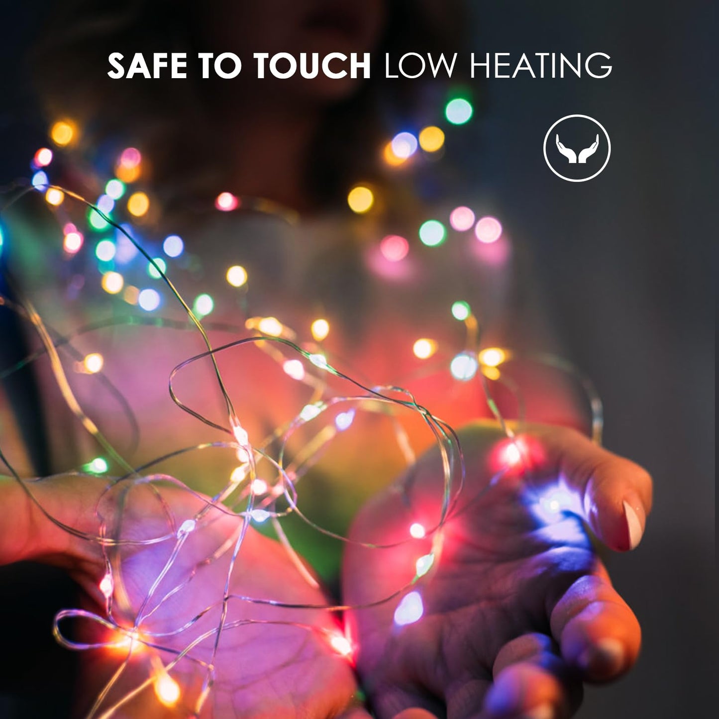 Bexdir 12 Pack Fairy Lights, 7FT 20LED Waterproof Silver Wire, Battery Operated, Coloured, Outdoor/Indoor Home Decor