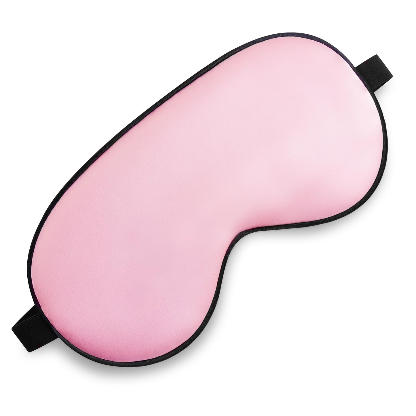 Sleep Mask, Silk Eye Mask for Sleeping with Adjustable Strap, Blindfold Eyeshade for Men & Women, Comfortable & Soft Eye Cover Eyeshade for Night Sleep (Rose Pink)