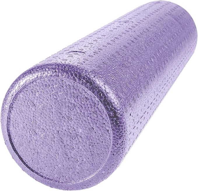 JFIT High Density Foam Roller, Solid Purple, 24-Inch