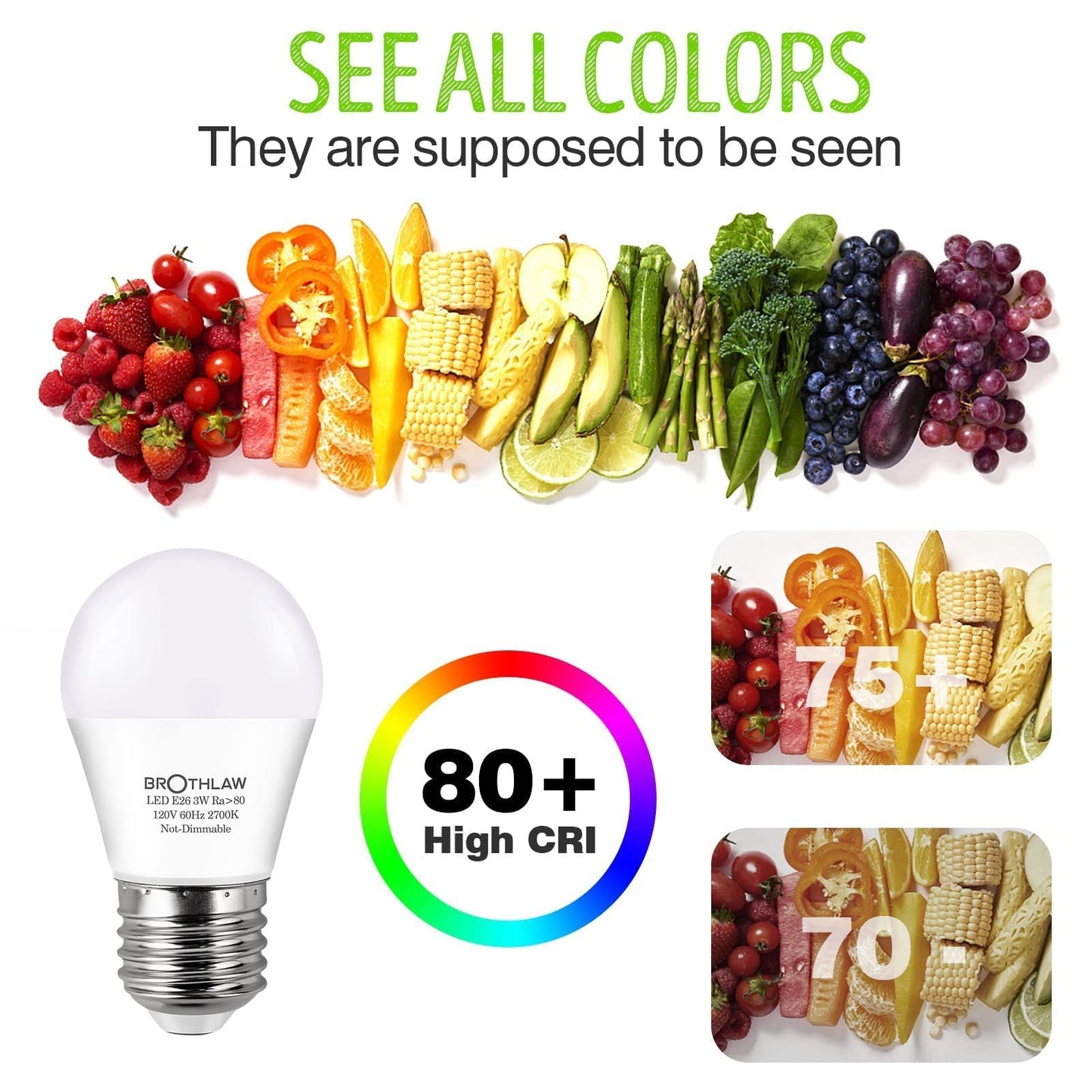 25 Watt Equivalent Light Bulbs, A15 LED Light 3W E26 Base 2700K Warm White Low watt Light Bulbs,Nightstand Light Bulb, Table Lamp Bulb, 4 Pack
