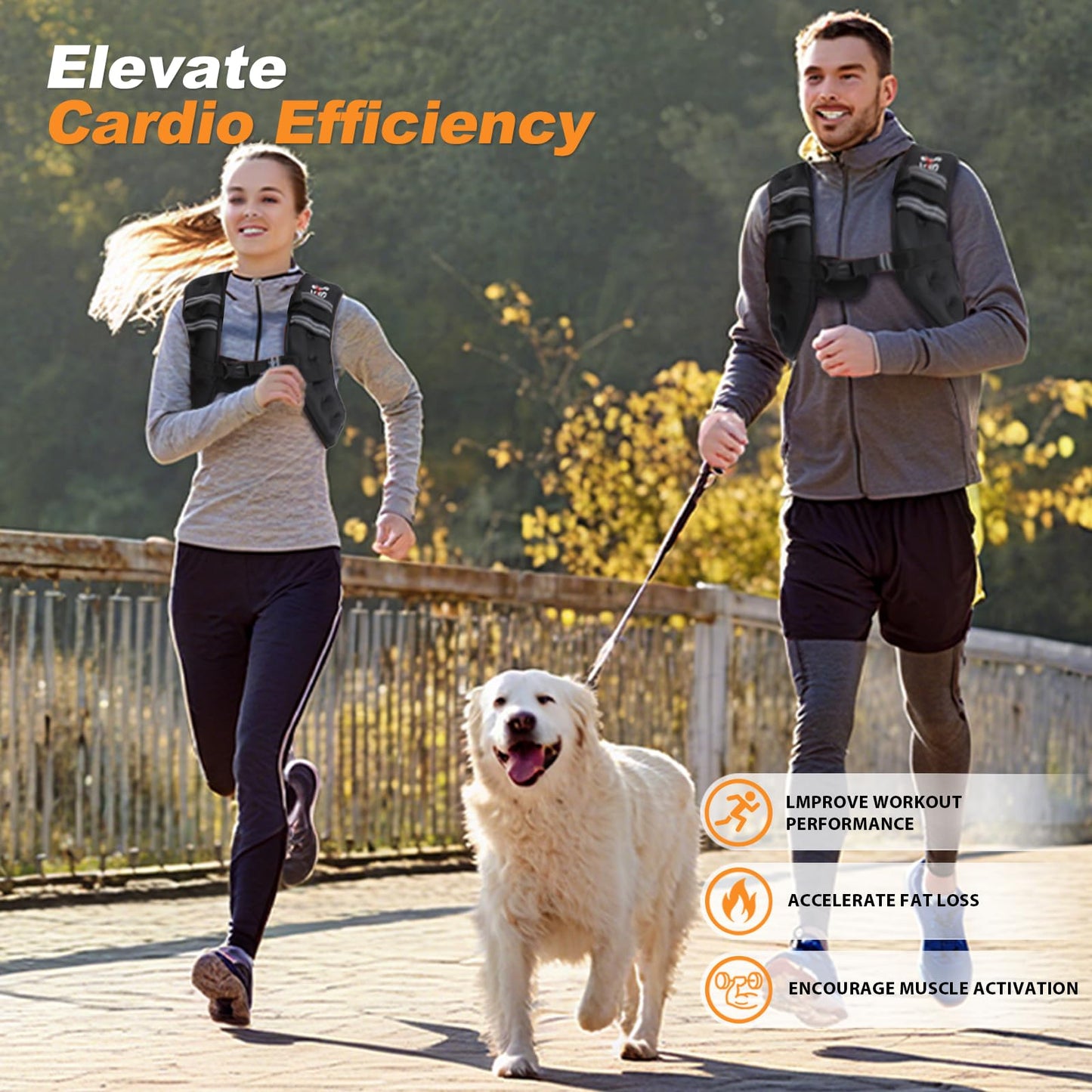 VBSD Weighted Vest Woman 6LB Weight Vest for Women Men Body Weight Vests for Walking Strength Training Running Workout Jogging Fitness Black