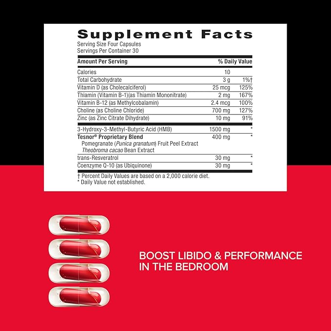 GNC Mega Men Ultra Testosterone, Free & Total Test Booster, 120 Count