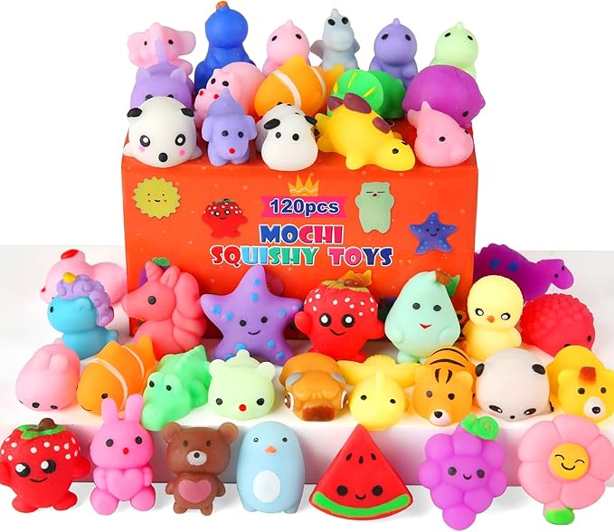 30 Pack Squishy Toys, Kawaii Squishies Party Favors for Kids 4-8 8-12 Treasure Box Toys for Classroom Birthday Xmas Gifts ...