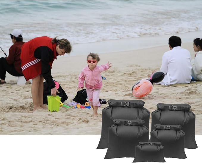 TRENDBOX Roll Top Waterproof Dry Bag Kit Storage Compression Bag Sack Poch Packing Organizers Water Resistant Camping Travel