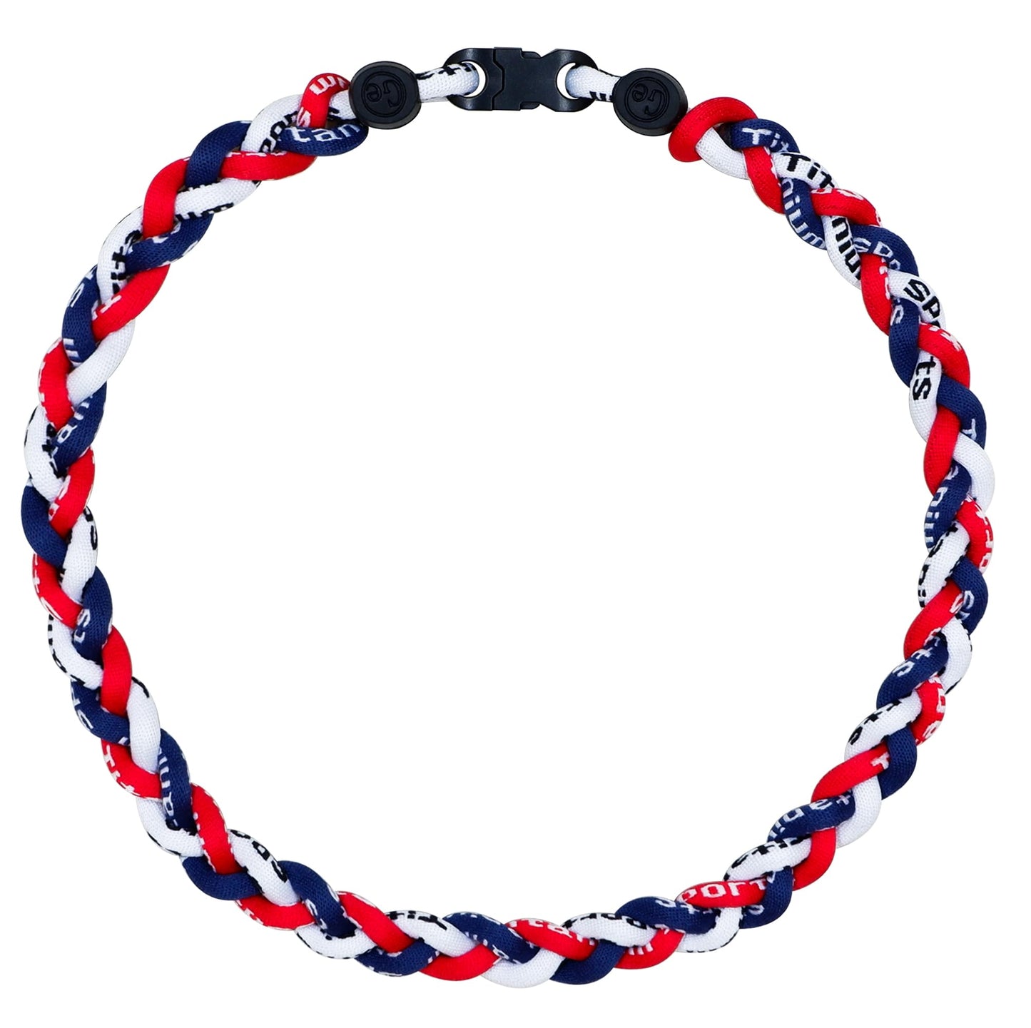 SUPBOMM Baseball Rope Necklaces, League Team Colors Braided Necklace, Baseball Team Gifts, Nationals