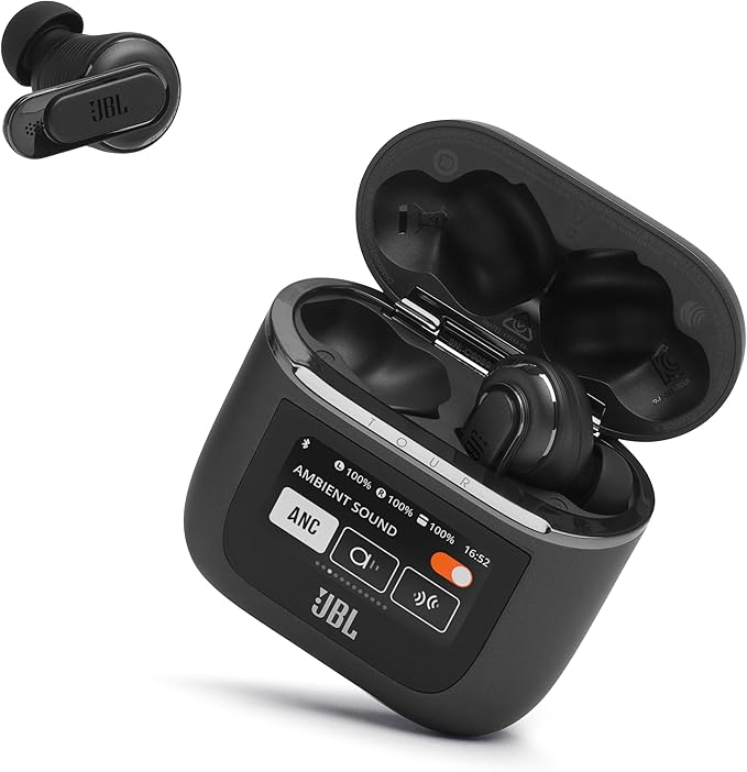 JBL Tour Pro 2 - True Wireless Noise Cancelling Earbuds with Smart Charging Case, 6-mic Perfect Calls with Voice Control, ...