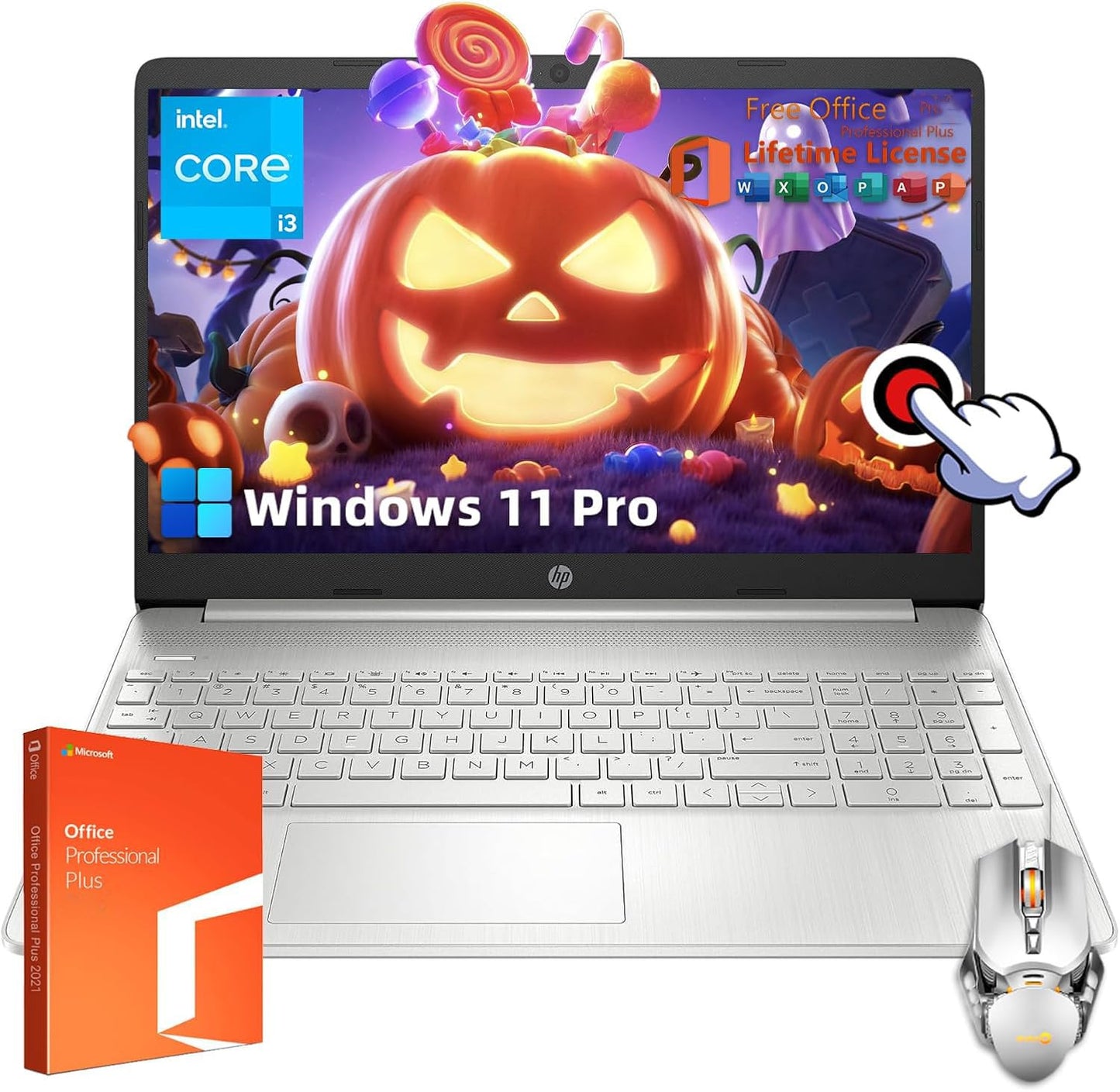 Hp Business Laptop - 15.6 Touchscreen Display, Intel Core I3-1215U, 32Gb Ram, 1Tb Ssd, Intel Uhd Graphics, Wifi, Bluetooth, Long