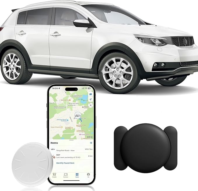 Mini GPS Tracker for Vehicles No Monthly Fee,GPS Car Tracker,Hidden Car Tracker with Magnetic Case,Real Time Car GPS Track...