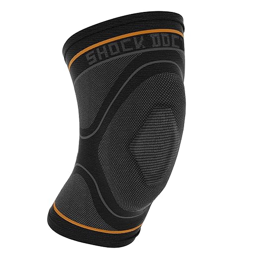 Shock Doctor Knee Compression Sleeve Support - Pain Relief for Arthritis, Tendonitis, Patella Alignment Injuries, Walking,...