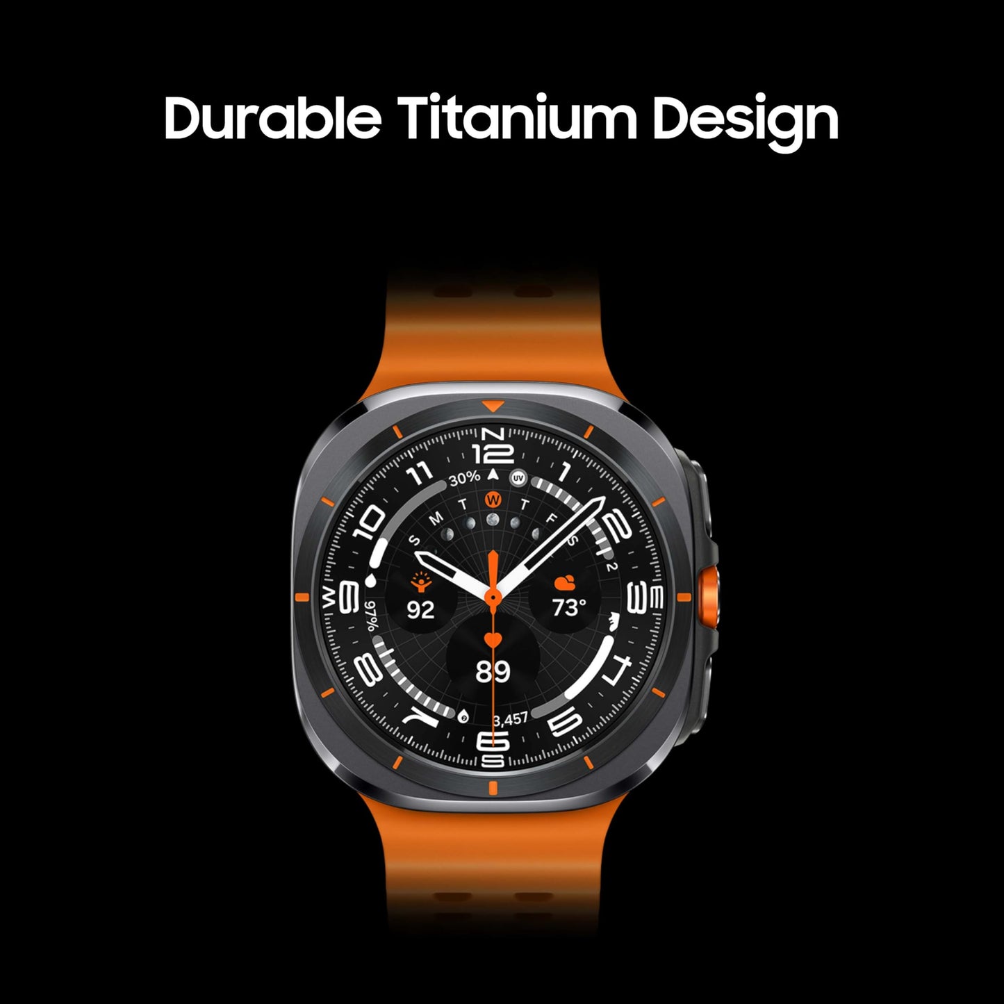 Samsung Galaxy Watch Ultra (2024) 47mm LTE AI Smartwatch w/Energy Score, Wellness Tips, Heart Rate Tracking, Sleep Monitor, Fitness Tracker, GPS, Titanium Gray [US Version, 1Yr Manufacturer Warranty]