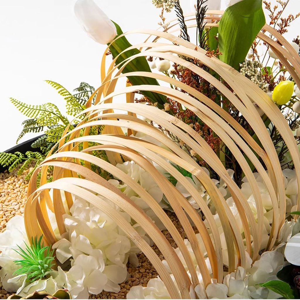 Faux Tree Large Round Table in The Middle of The Turntable Flower Hotel Table Restaurant Light Luxury Decorations Landscape Decorations Faux Plants Indoor(Large)