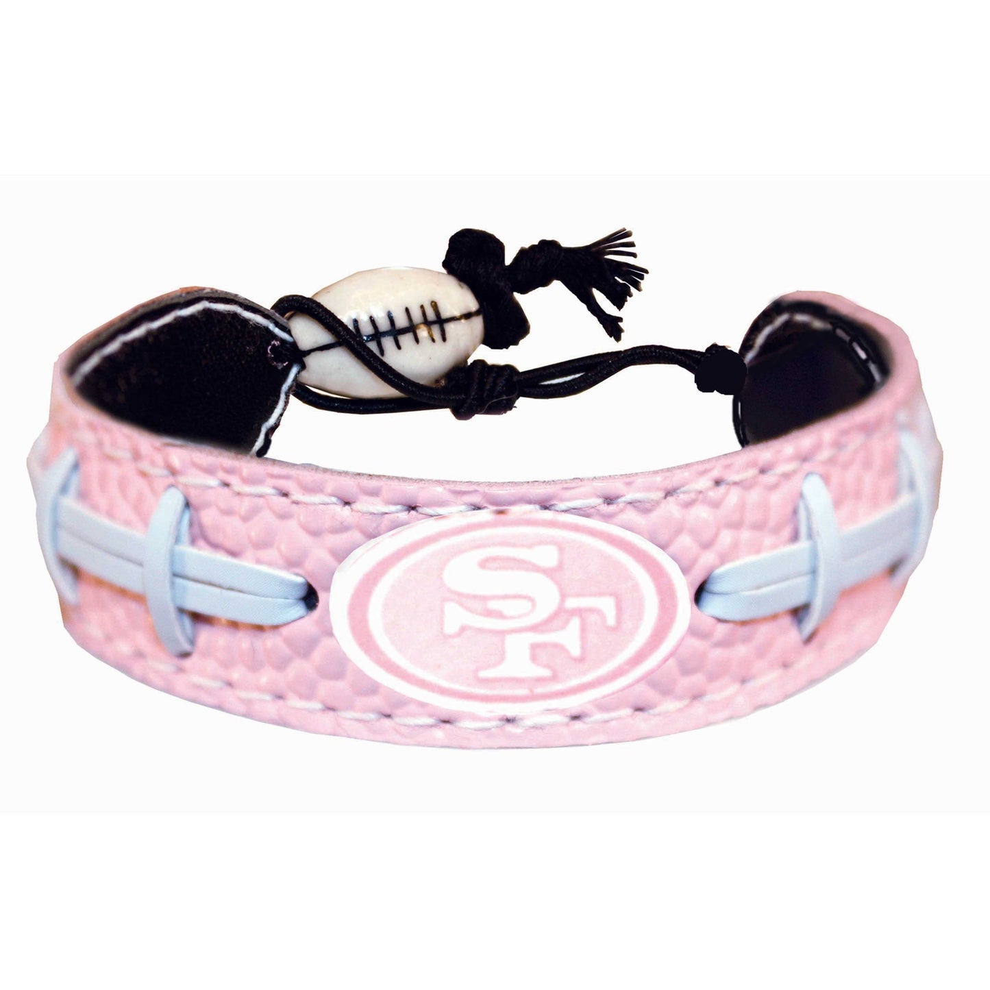 San Francisco 49ers Pink NFL Football Bracelet