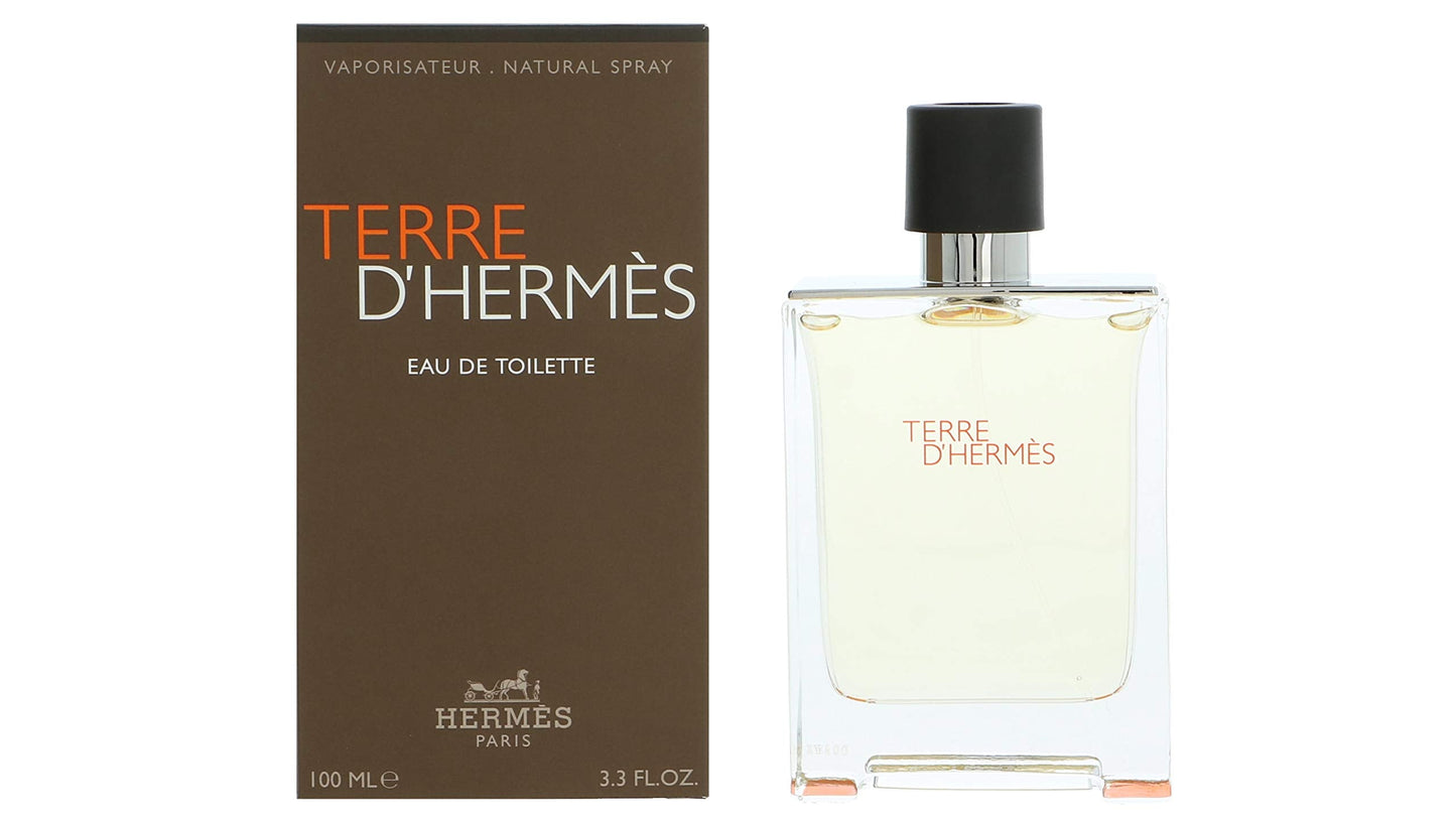 HERM  S Terre D'Hermes Eau de Toilette spray for Men, 3.3 Ounce
