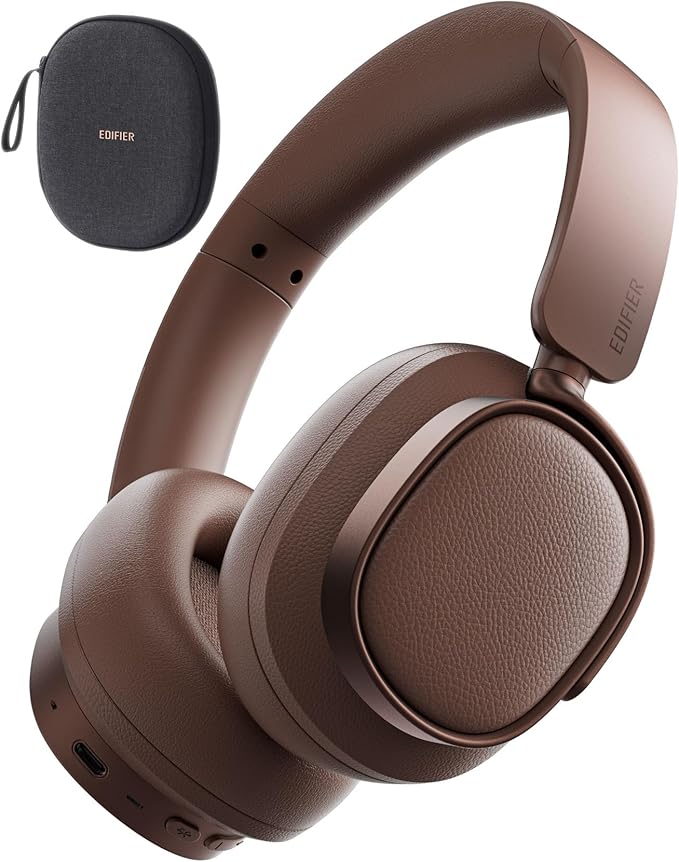 Edifier ES850NB Active Noise Cancelling Headphones, Over Ear Bluetooth Headset, 92H Playtime Wired & Wireless Hi-Res Audio...