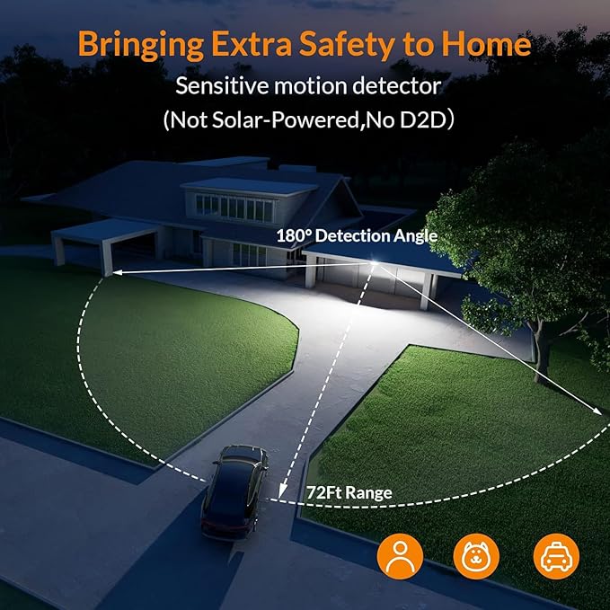 LEPOWER LED Security Light Motion Sensor Light Outdoor, 38W 4200LM Motion Security Light, 5500K, IP65 Waterproof, 3 Head Motion Detected Flood Light for Garage, Yard, Porch (Not Solar Powered, Brown)