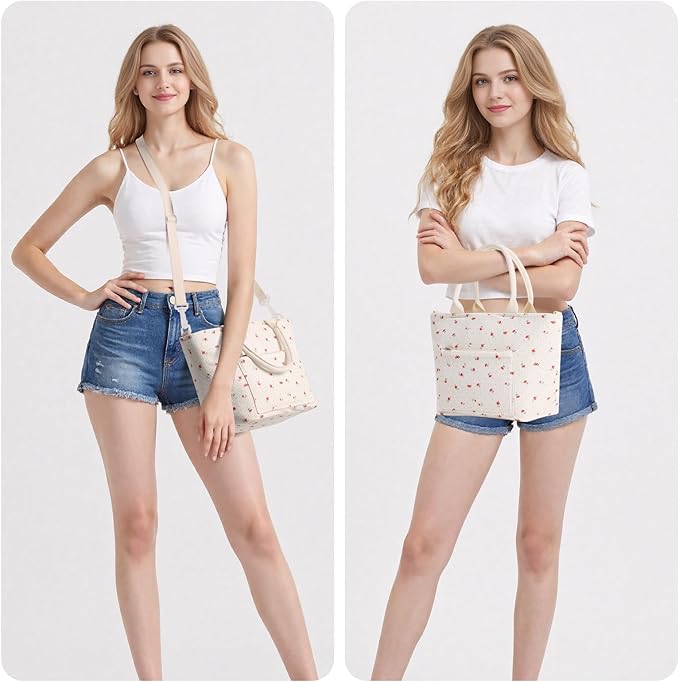 Lunch Bag for Women Adult Large Insulated Lunch Box Girl Cute Corduroy Lunch Tote Bags Reusable Leakproof Cooler Work Picnic
