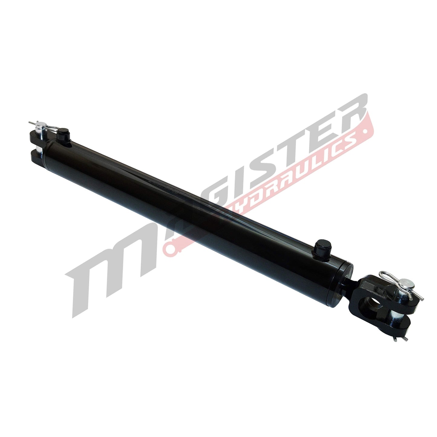 Magister Hydraulics Double Acting Hydraulic Cylinder - AG Clevis Hydraulic Cylinder 2500 PSI tie-Rod Alternative 3.5" bore 18" Stroke (3.5x18)