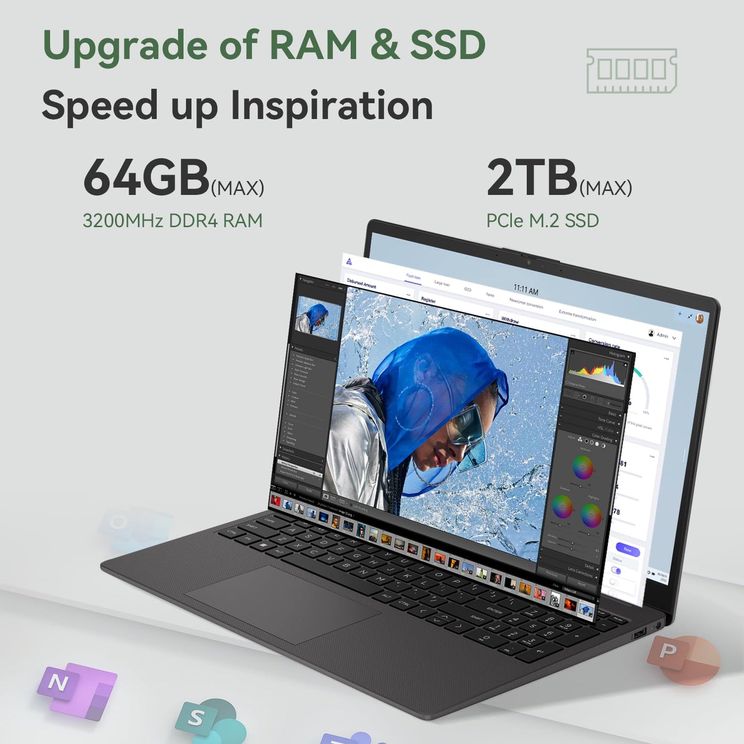 Hp 255 G10 Professional Business Laptop, Amd Ryzen 7 7730U, 15.6 Fhd Ips Display, 64Gb Ram, 2Tb Ssd, Hdmi, Wi-Fi 6, Webcam, Wind