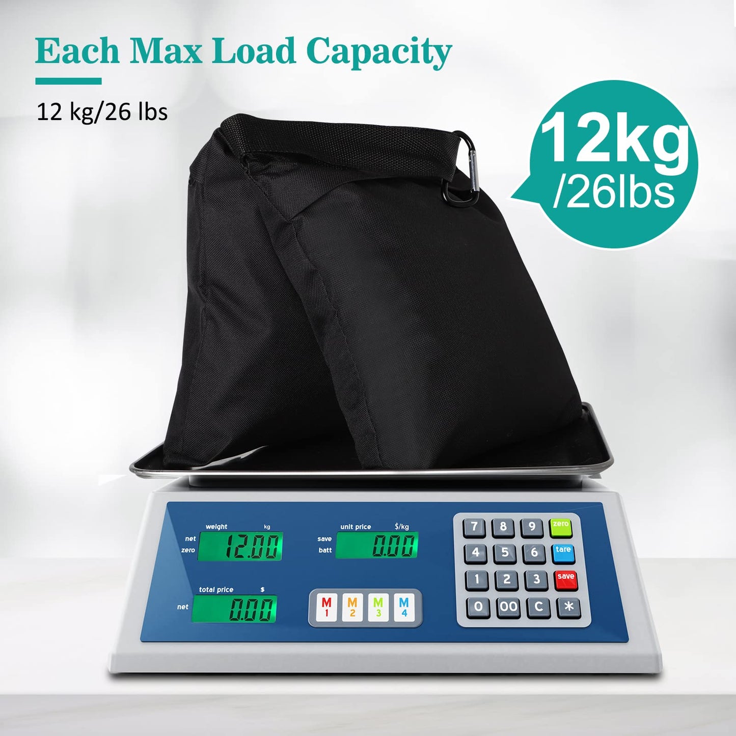 Aimosen 4 Packs Sandbags Weight Bags For Light Stand Photography Video Equipment, Heavy Duty Saddlebag For Backdrop Stand, Photo