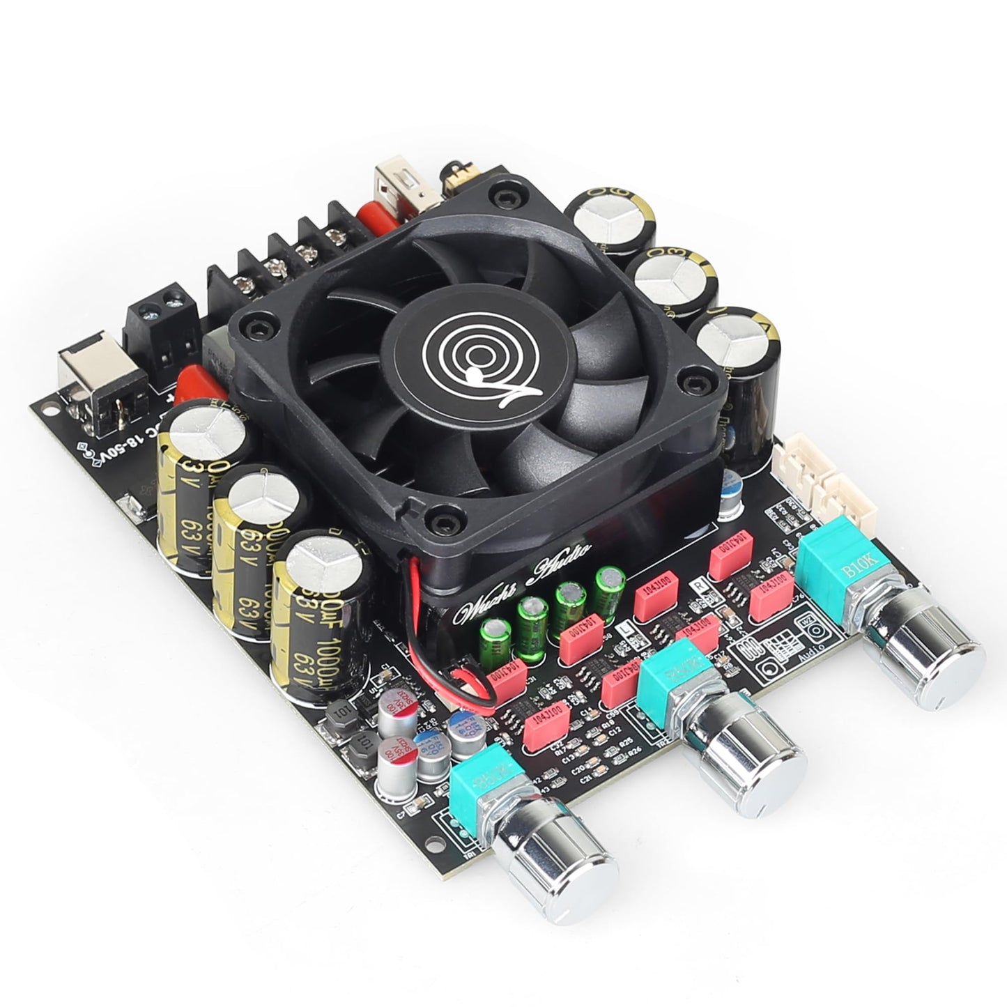 Zk-3002T 300W+300W Bluetooth Digital Amplifier Board Tpa3255 Chip 2.0 Channel With Bluetooth/3.5Mm Aux Input/Usb Input,With Treb
