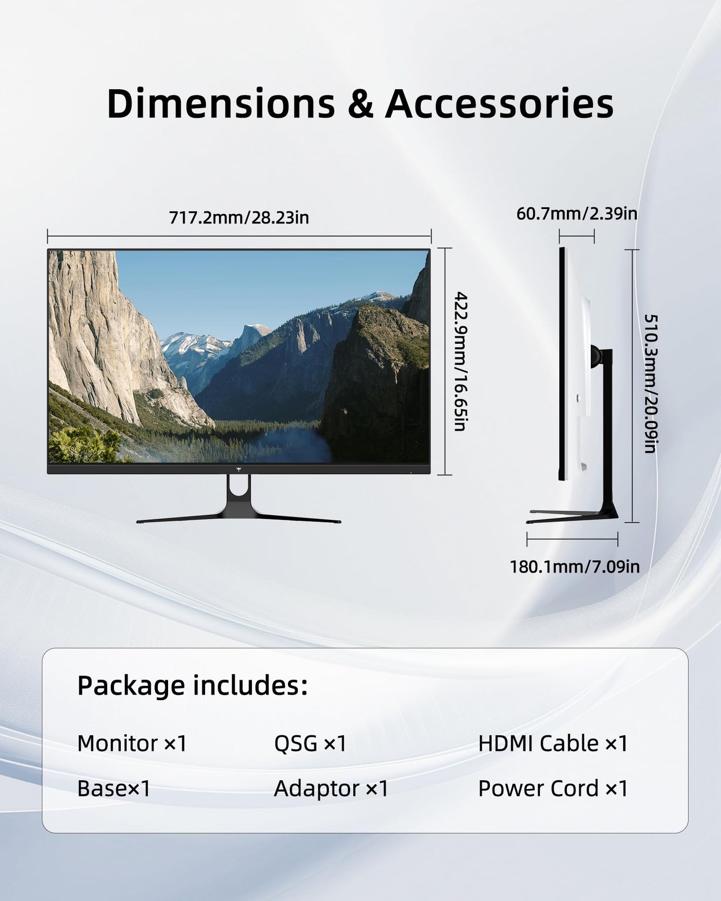 KTC 32 Inch Computer Monitor 2K - 1440P IPS Monitor 120Hz, Adaptive Sync, 109% sRGB, HDR10, Eye Care, HDMI Displayport, Tilt, VESA Compatible, 100Hz PC Monitors for Home Office Gaming, White, H32D6
