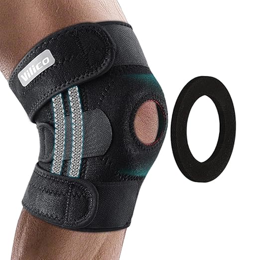 SUJAYU Knee Brace for Women Men with Side Stabilizers, Knee Braces for Knee Pain ACL MCL Arthritis Joint Pain Relief, Adju...