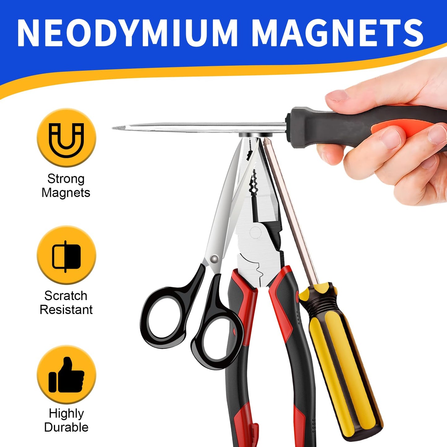 SRENMSMT Small Magnets, 400 Pack Refrigerator Magnets of 8 Different Sizes, Rare Earth Magnet Neodymium Magnet for Crafts, DIY, Whiteboard, Billboard in Home, Kitchen, Office, School