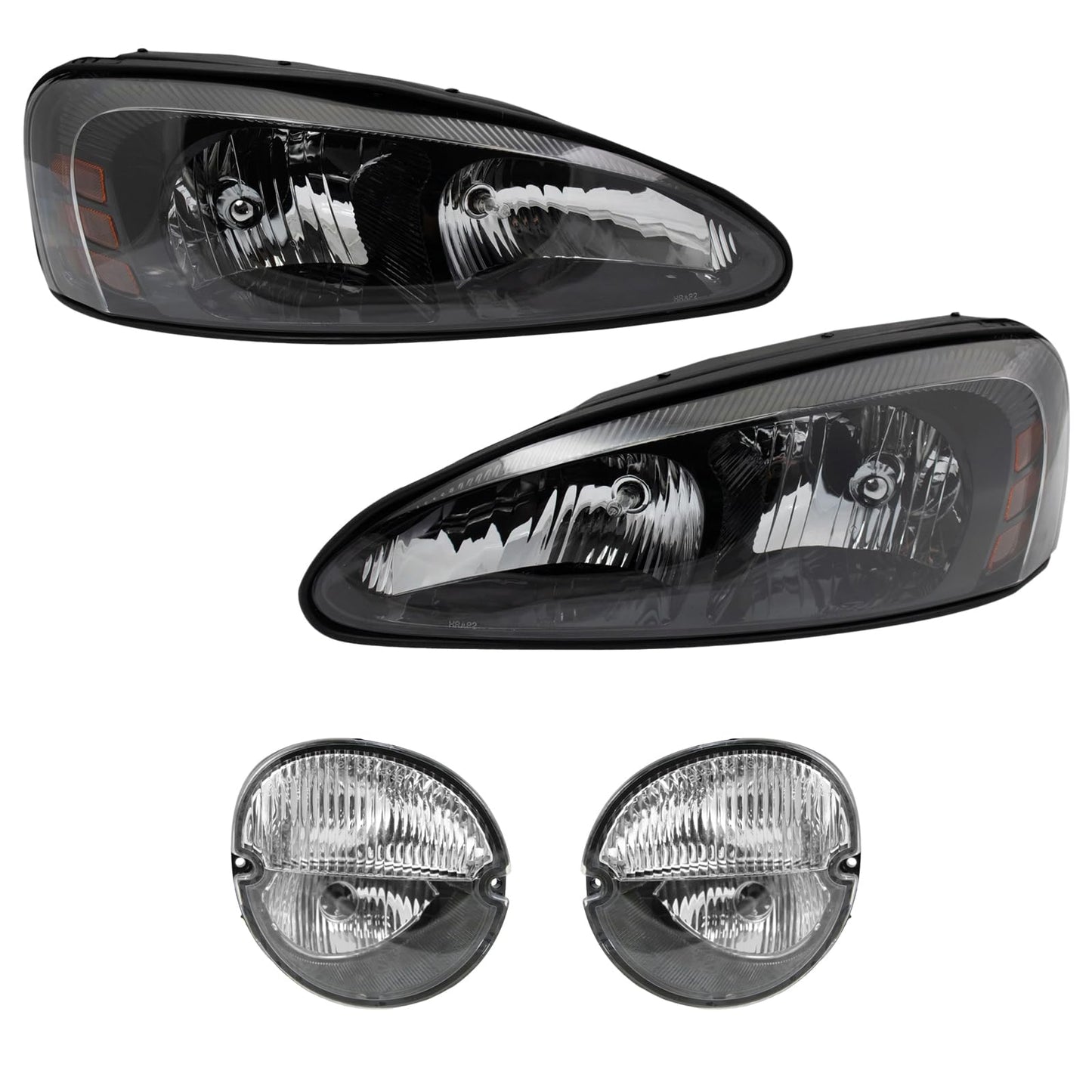 Trq Lighting Kit Compatible With 2004-2008 Pontiac Grand Prix Gm2502227 Gm2503227 Gm2520187 Gm2521187