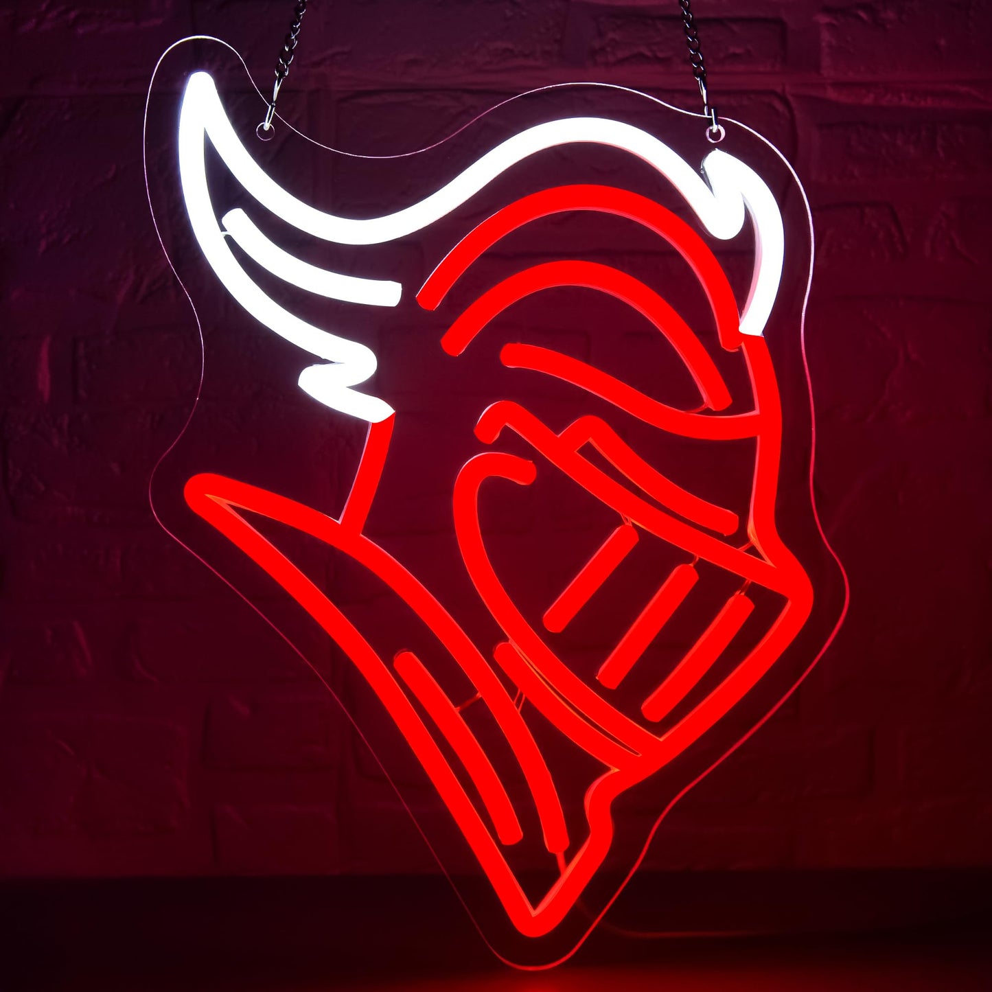 University Neon Sign for Wall Decor University Football Team Logo Led Neon Sign for Man Cave Birthday Gifts for Fans Dimmable Le