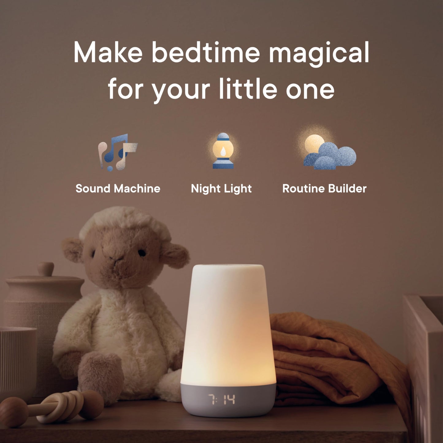 Hatch Baby Sleep Bundle: Home & Travel Sound Machines Includes Rest 2nd Gen and Portable Hatch Go (Putty)