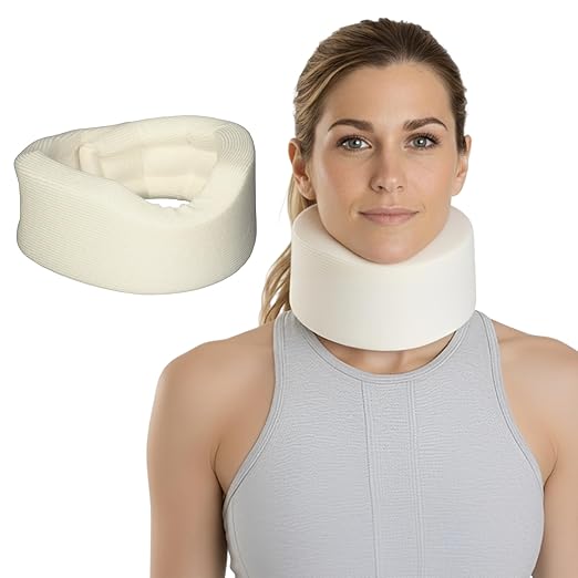 Sammons Preston Universal Contour Cervical Brace, Adjustable Hook and Loop Closure, For Neck Strain, Injury, or Post-Op Su...