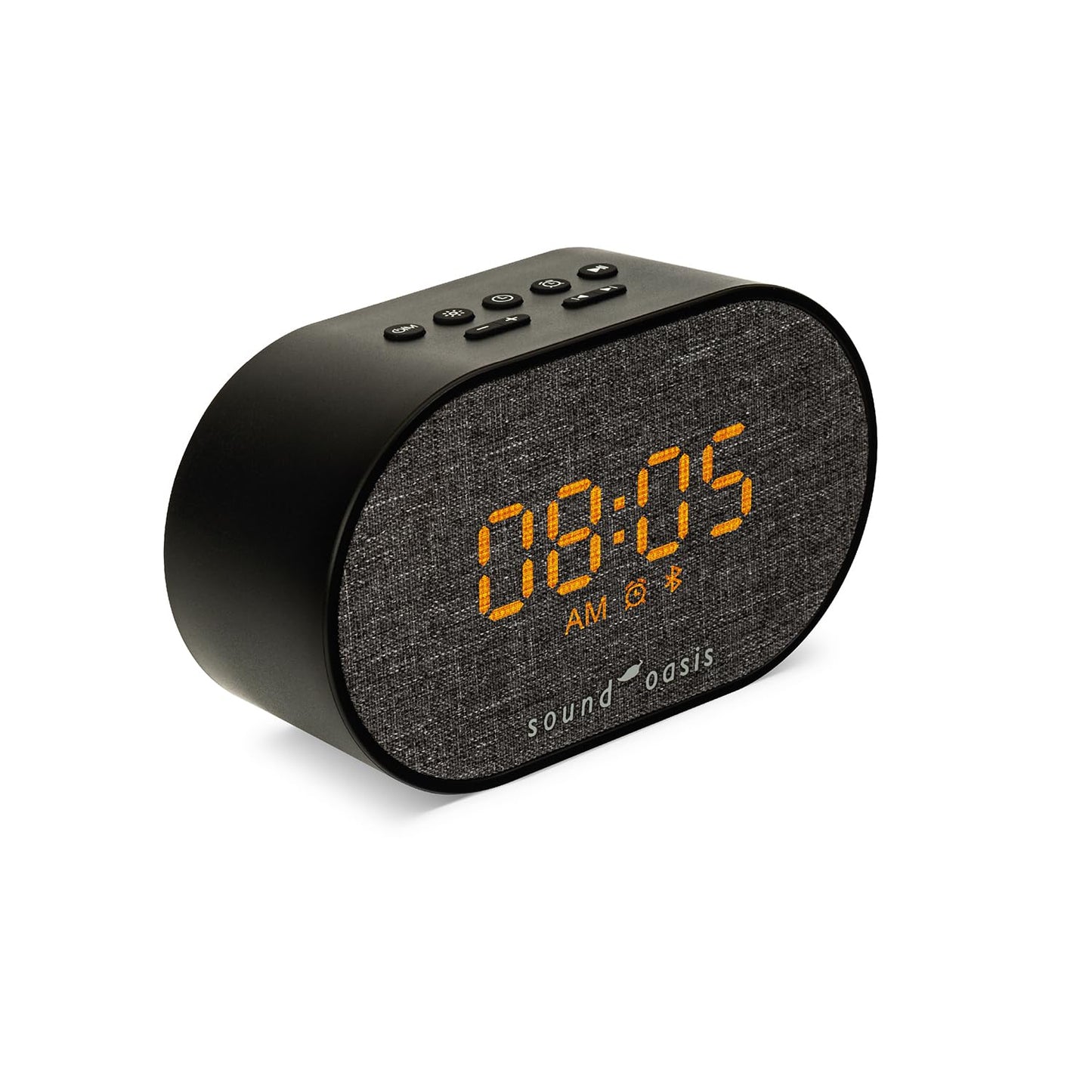 Sound Oasis® Bluetooth Tinnitus Sound Therapy System® Alarm Clock - Sleep Better, Manage and Mask Tinnitus, 30 Built-in Sounds for Tinnitus Relief, Sleep-Friendly Lighting, Travel Friendly (BST-150T)