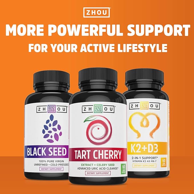 Zhou Turmeric Curcumin with Ginger - Turmeric and Ginger Supplement for Women & Men, Curcuminoids with Ginger Root & Black Pepper Extract for Digestion & Joint Health - 90 Veggie Capsules
