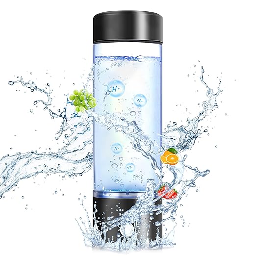 AUNOOL Hydrogen Water Bottle 2024，Hydrogen Water Bottle with SPE PEM ，Hydrogen Water Bottle Generator Improve Water in 3 Minutes Gifts for Mom, Daily Use, Travel Gifts for Women