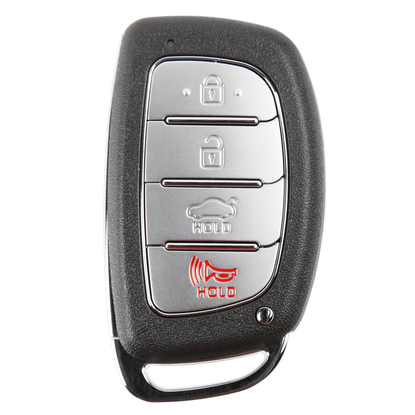 Keylessoption Keyless Entry Remote Car Key Fob Control 4-Button Smart Replacement With Uncut Insert For 2016 2017 2018 Hyundai E
