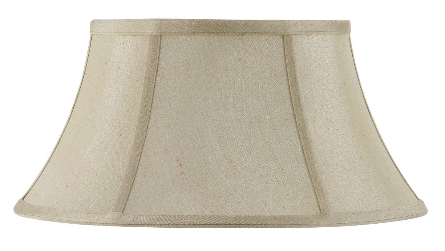 Cal Lighting Traditional Shade Floor Lamp, Metal, Junior Floor Champagne, Model CALSH-8102/20-CM